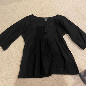 Banana republic size small black blouse